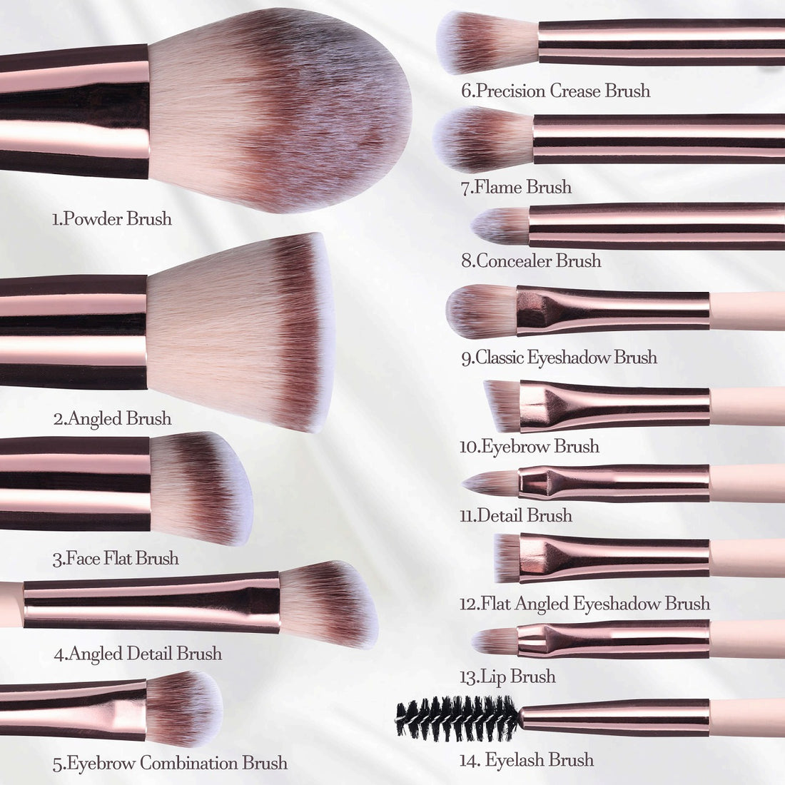 PHGLAM makeup brush set 56676