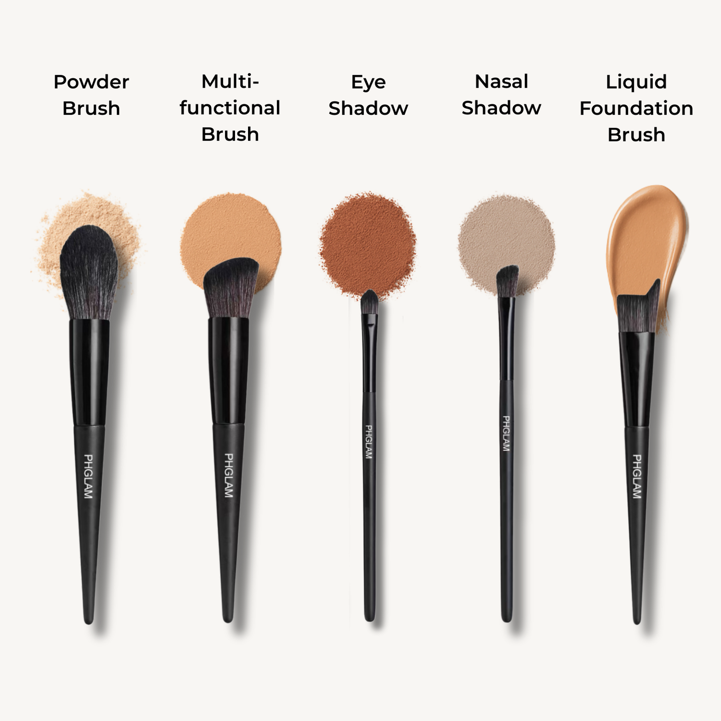 PHGLAM makeup brush set 56kot