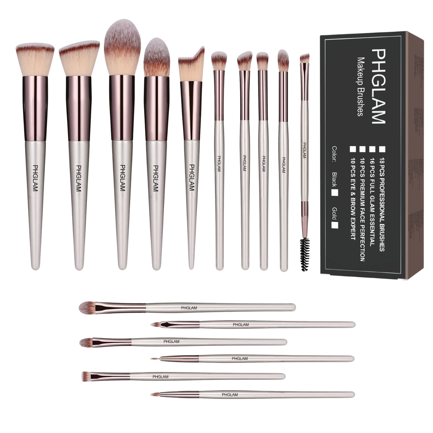 PHGLAM makeup brush set 56bery
