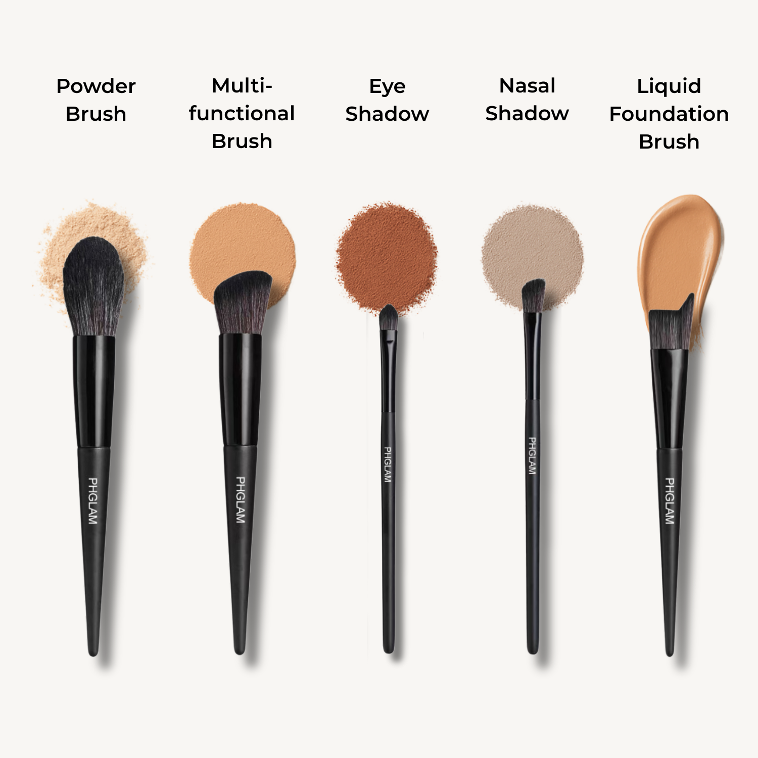 PHGLAM makeup brush set 56ghrte