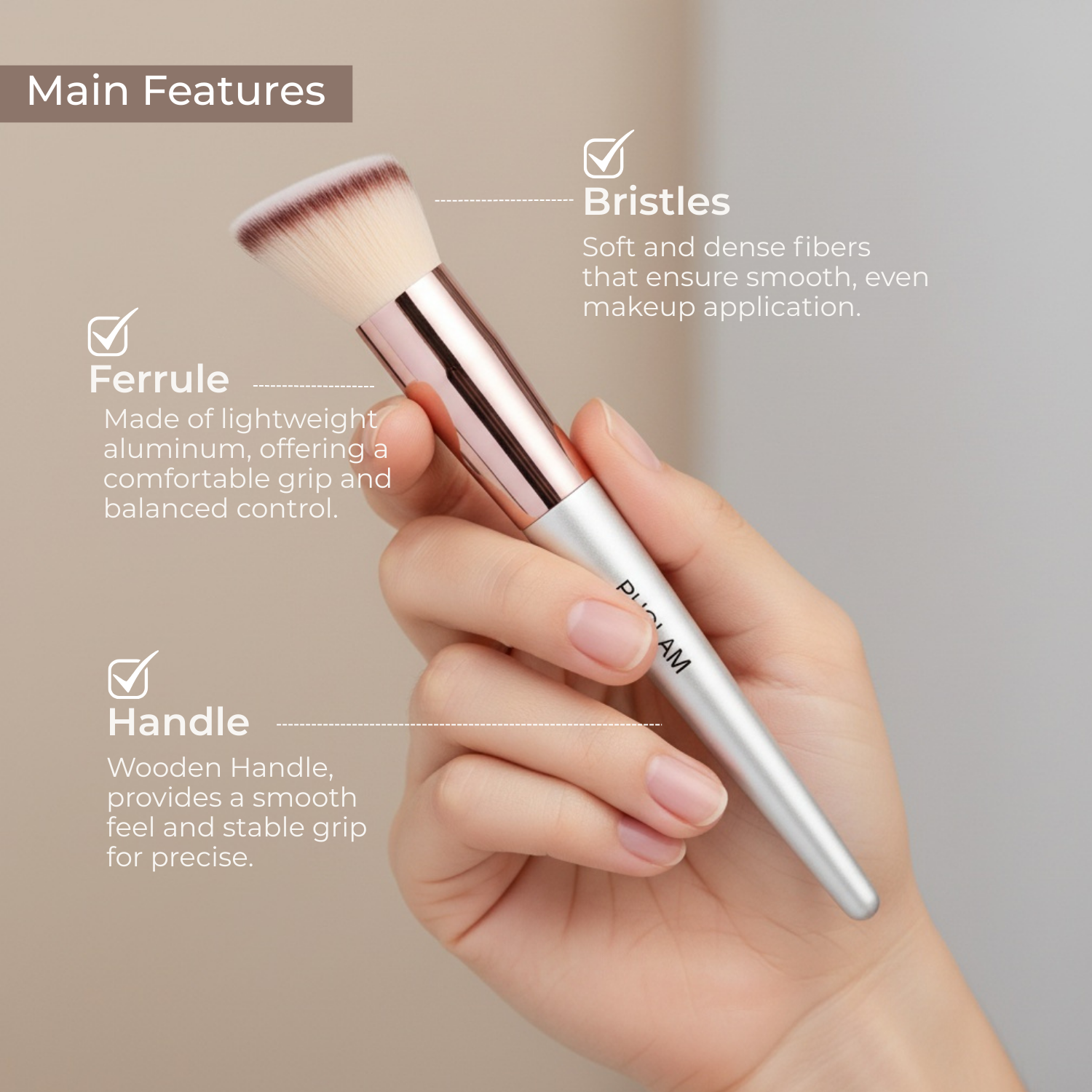 PHGLAM makeup brush set 56sttrt