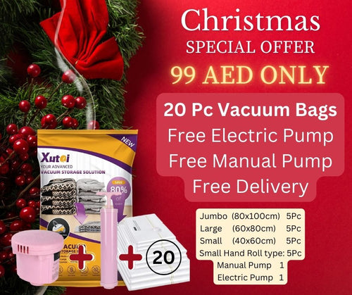 20 Pcs Bags Bundle offer with 2 Pumps