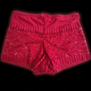 Boxer Shorts Lace Mid-Waist Breathable Underwear (Model 101)