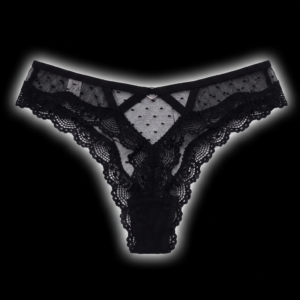 Women transparent mid waist underpants (Model 113)