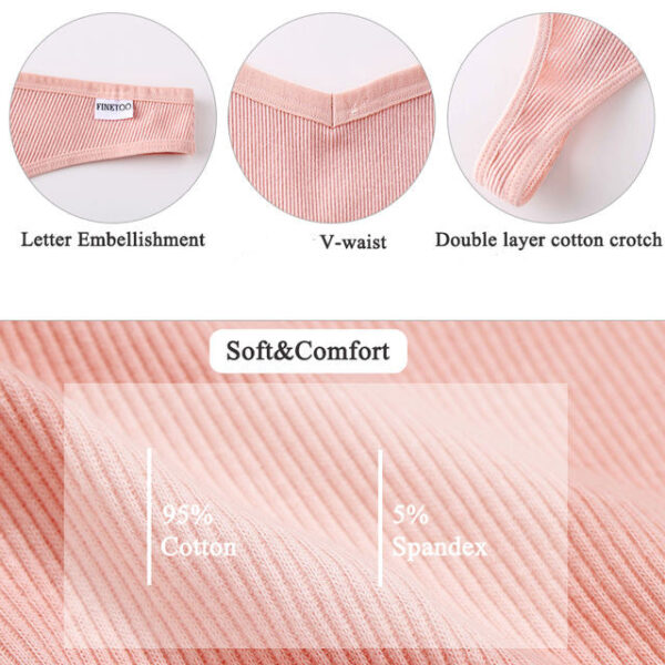Product details of a pink garment with text labels on a white background